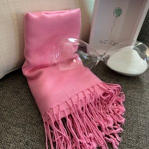 FREE WITH PURCHASE OF HANDMADE ITEM!Pashmina will add just a pop of color!